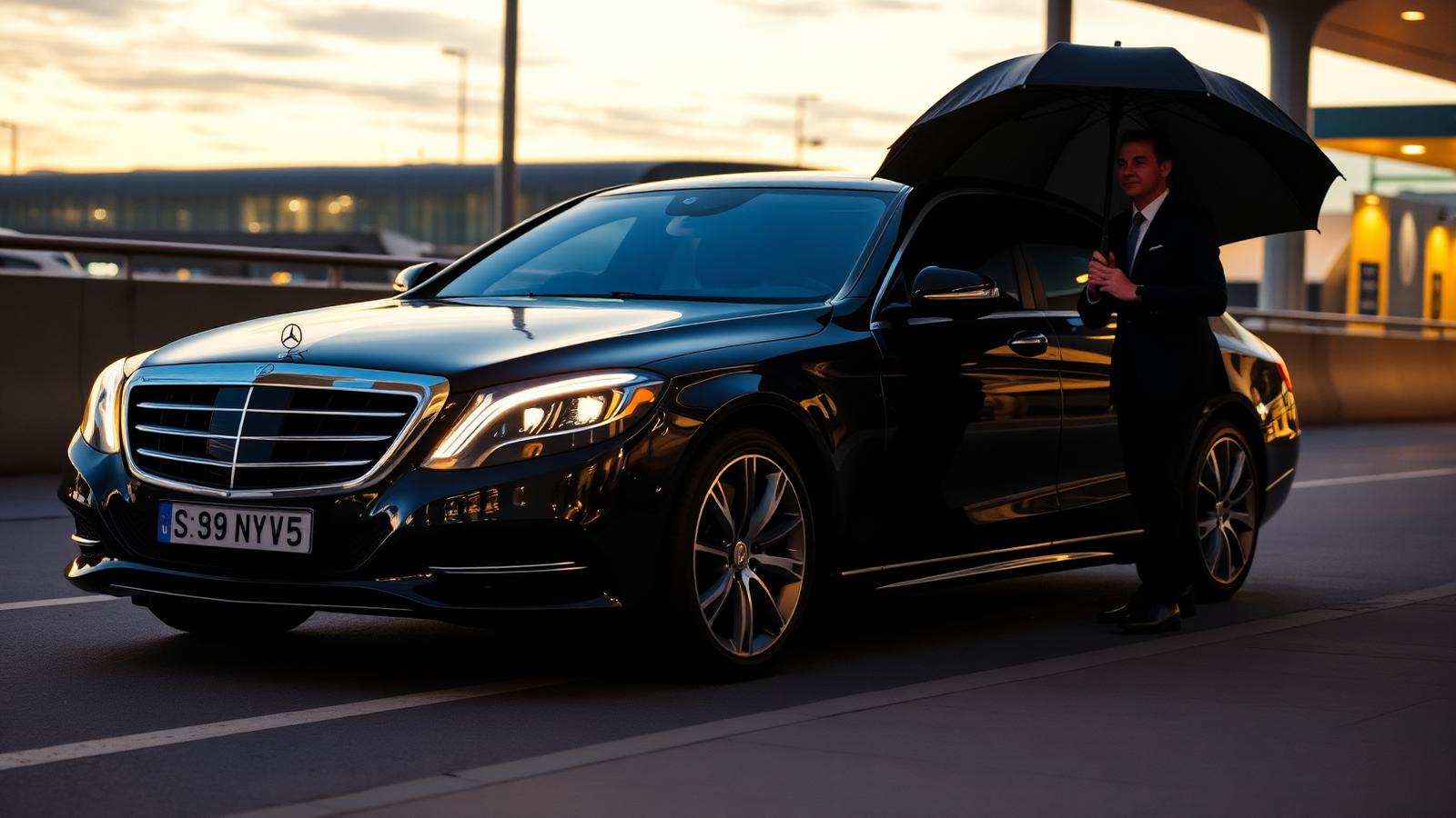 London Luton Airport (LTN) executive chauffeur transfer — meet & greet by Royal Ride Chauffeurs